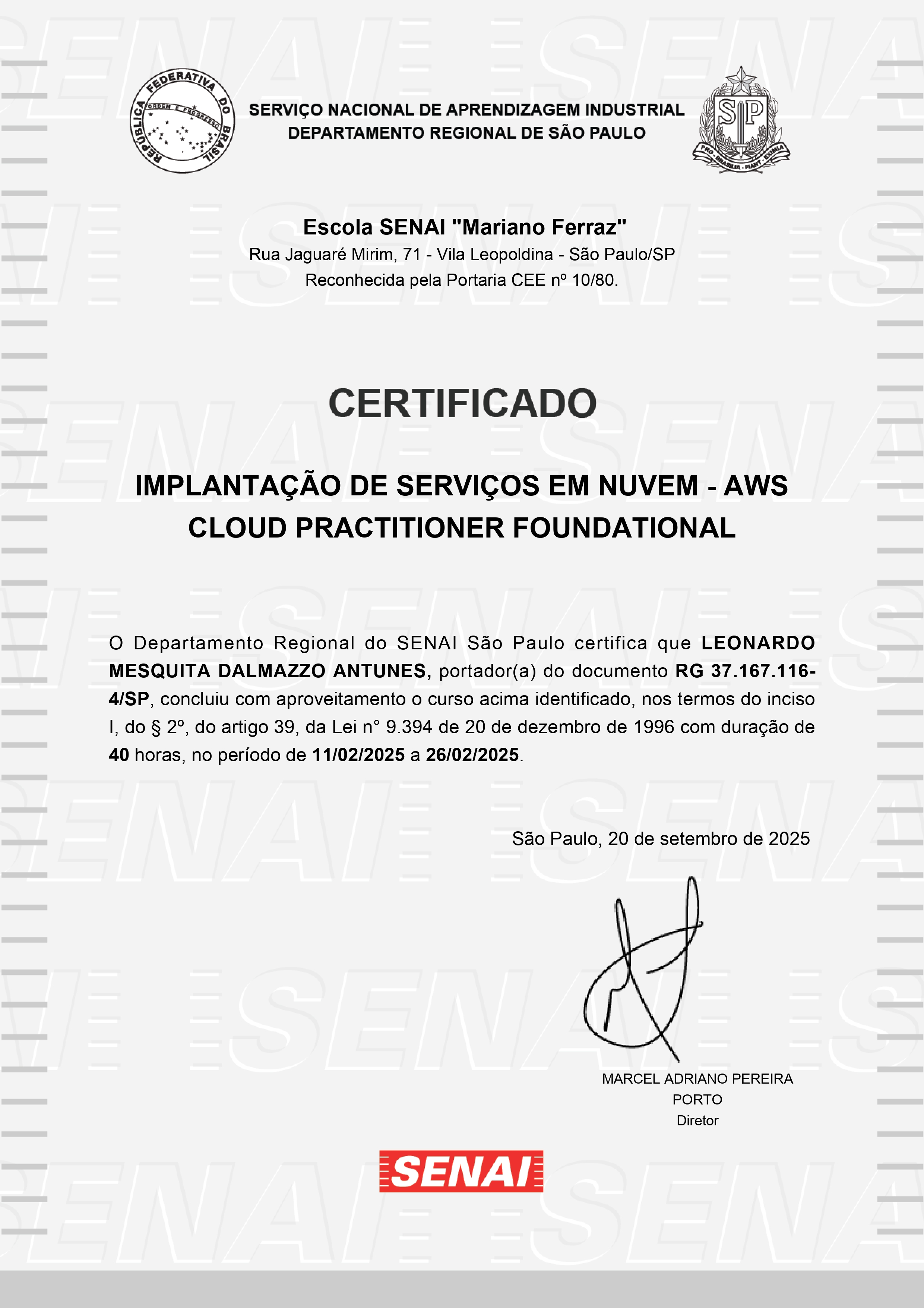 AWS Certificate Cloud Foundations